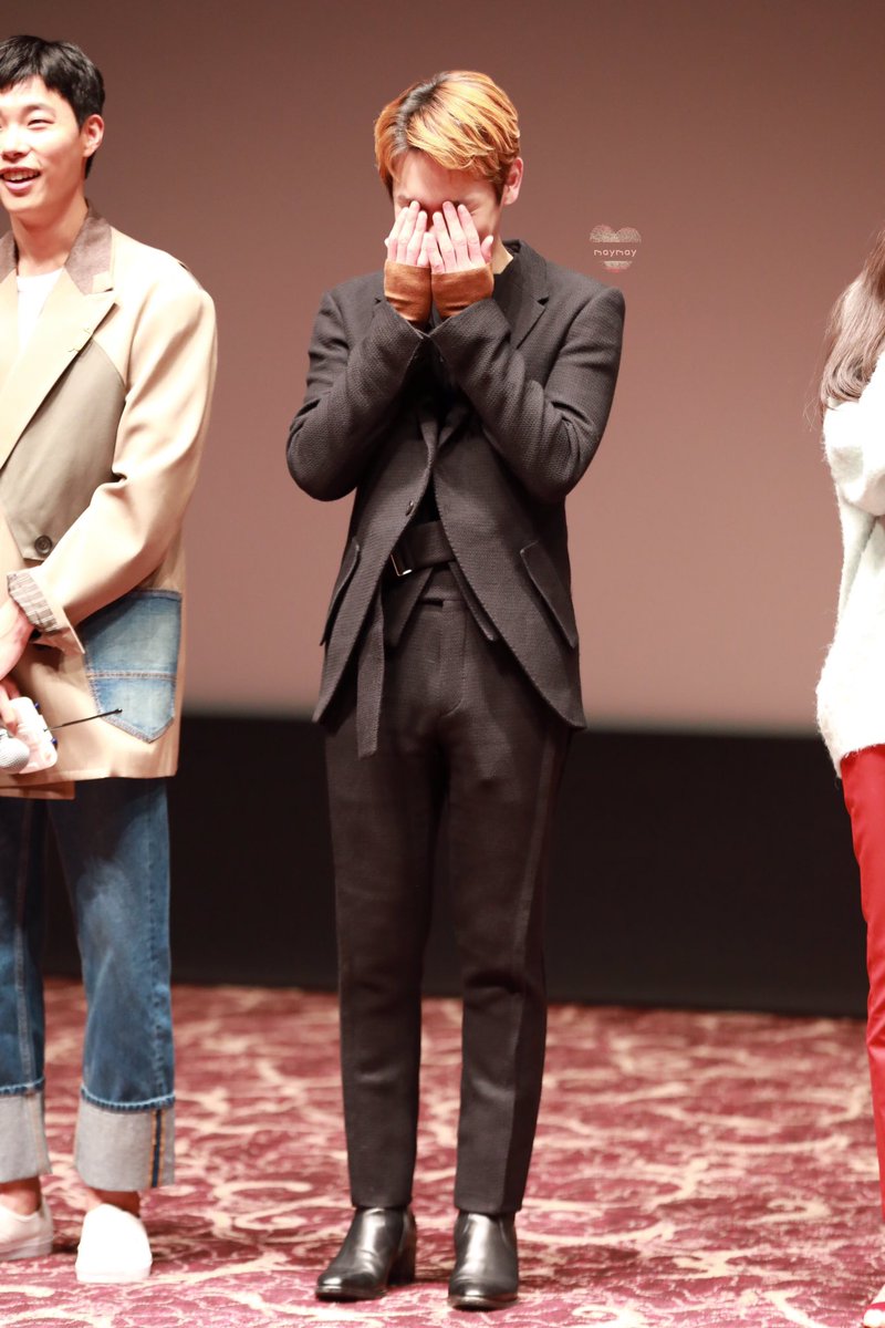 190129 뺑반 무대인사 
🙈🙈🙈🙉🙉🙉

#기범 #키 #Key #샤이니 #뺑반 #한동수