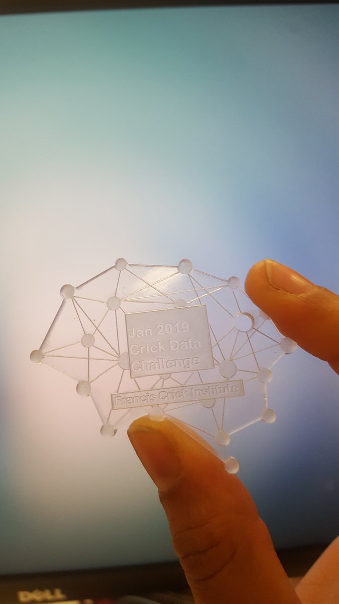 keilie_79's tweet image. @CrickAIClub limited edition #CrickDataChallenge keychains! Made with the incredible people @labmaking at @TheCrick