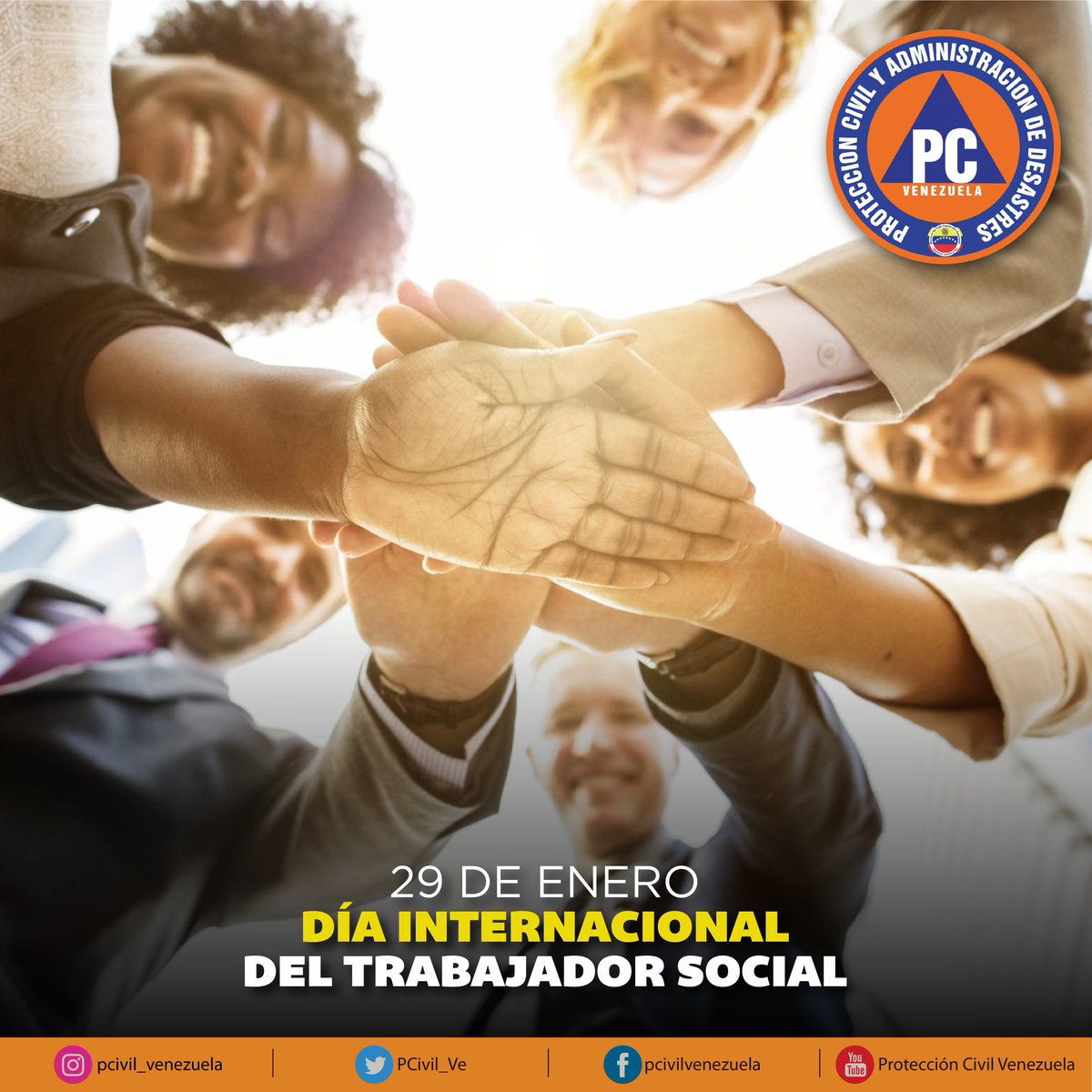 PCivil_Ve's tweet photo. #29Ene l Se celebra el Día del Trabajador Social, para enaltecer a estos profesionales humanitarios que día a día prestan su apoyo para resolver problemas de índole social. https://t.co/gEEA67rU1W