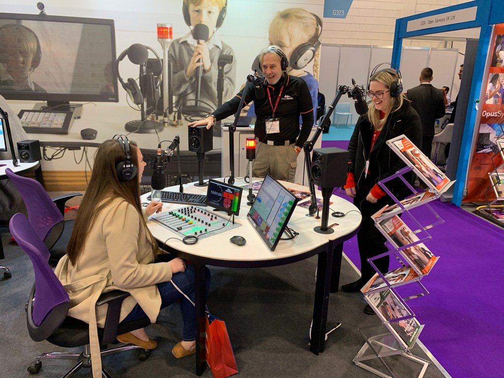 We were at the <a href="/Bett_show/">Bett Global</a> here's what we did:

schoolradio.com/articles/bett-…