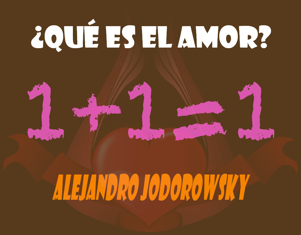 alejodorowsky's tweet image. ¿Qué es el amor?