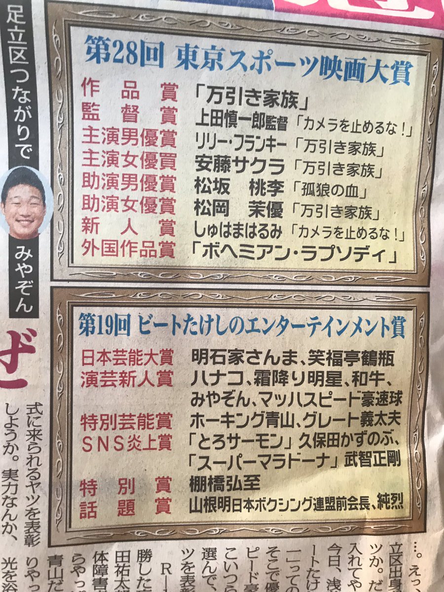 ビートたけしのエンターテイメント賞 Twitter Search