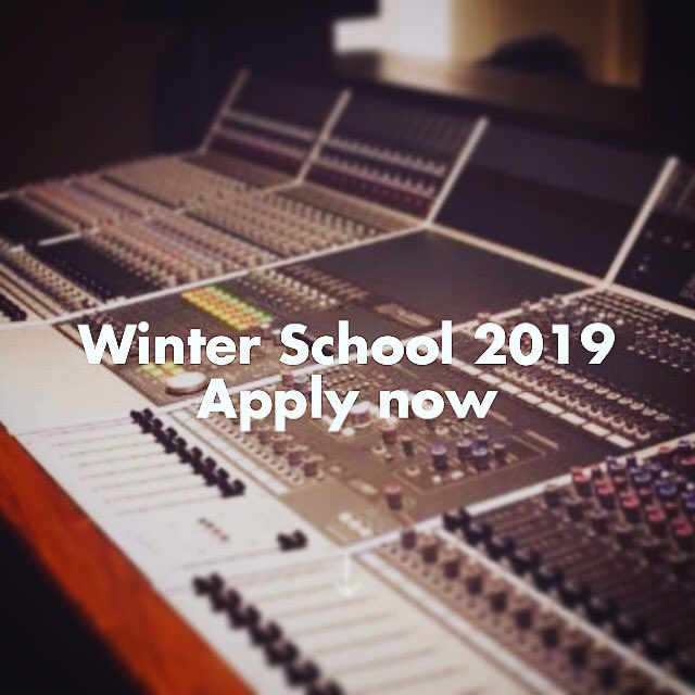 KTownUniMusic's tweet photo. Visconti Studio’s WINTER SCHOOL 2019: it's not too late to apply to discover why it's all about that TAPE! Earlybird offer extended by one week. Come to our studio and record an album direct to 2" 24-track with legendary producer Chris Kimsey and an all⭐️ band. Link in bio! https://t.co/EkLO08CmBo