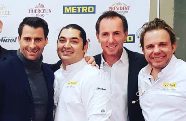 Quel plaisir de partager et apprendre avec tous ces chefs étoilés ⭐️⭐️ sur le festival de la créativité gastronomique du @sirha_lyon ! Merci aux 23 virtuoses et notamment <a href="/Chef_Hache/">Christopher Hache</a> de l’ <a href="/hoteldecrillon/">Hôtel de Crillon</a> Nicolas Salle du <a href="/_RitzParis/">Ritz Paris</a> et l’incroyable <a href="/AGeaam/">Alan Geaam</a> ! #magazinelechef