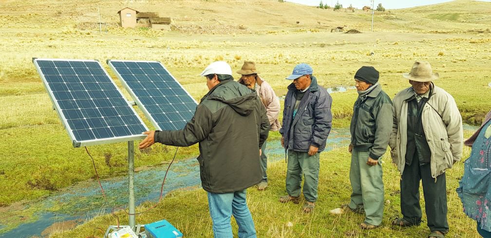60 families from a village in Peru are already benefiting from a LORENTZ PS2-150 pump system that was installed by LORENTZ partner <a href="/tintatechnology/">TINTA technology</a>. Great work to all who contributed to providing this community with a reliable drinking and irrigation water solution! 🙌