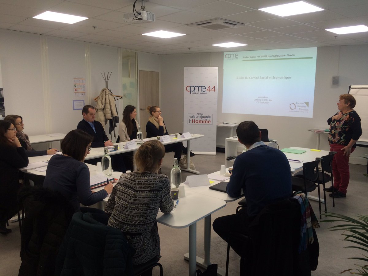 cpme44's tweet photo. [#AppuiRH #AtelierExpert]
La @cpme44 organise un atelier sur le Comité Social et Économique #CSE une obligation pour les entreprises de 11 à 49 salariés à mettre en place avant le 31.12.19 #Sensibiliser #Informer https://t.co/NkKKX7Uz0P