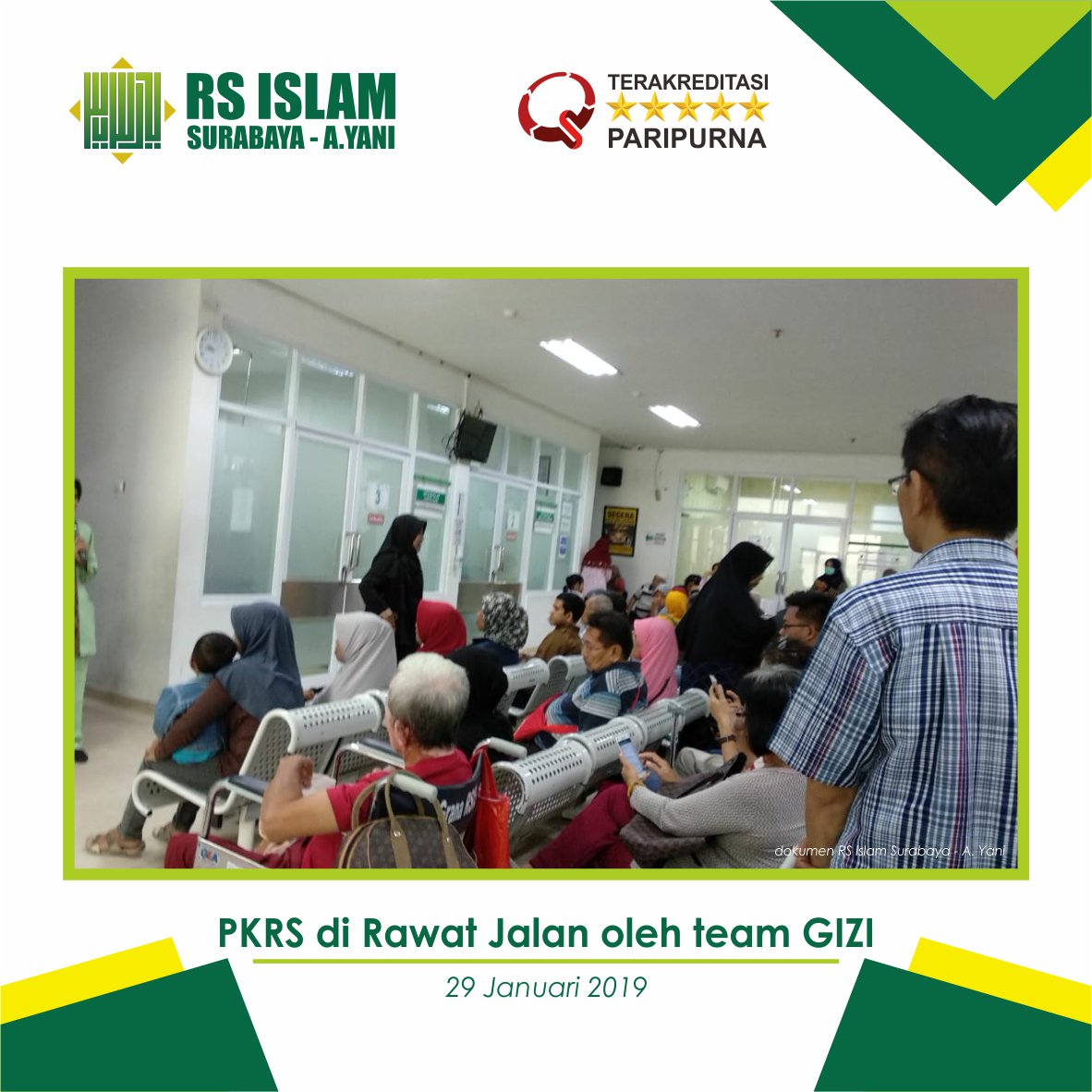 rsiayani's tweet image. PKRS di Rawat Jalan oleh team GIZI dg tema &quot; PENYIMPANAN MAKANAN DALAM KULKAS&quot;
#PKRS #teamgizi #penyimpananmakanan #rsi #rsislamayanisurabaya #rsisurabayaayani #rsislamayani #rsislamsurabayaayani #rsisurabaya #rsislamsurabaya #rsiayanisurabaya #rsiayani