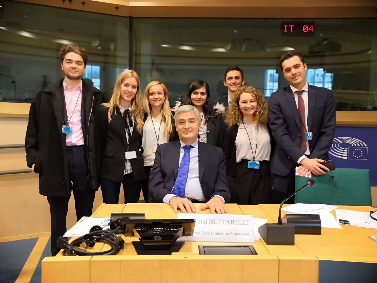 EU_EDPS's tweet photo. Congratulations to the #EDPS &amp; @EU_EDPB Trainees for hosting their conference, “Big Banking is Watching You: #Privacy in a Cashless World”, at the @Europarl_EN. We are happy to host blogpost from one of our brilliant trainees &amp; organisers, Joseph https://t.co/PCaoGrbOFU https://t.co/NhkiqLwJz5