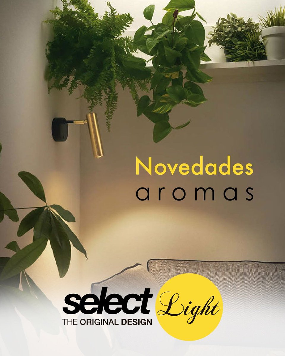 select_light's tweet image. Ya puedes consultar todas las novedades de Aromas del Campo en nuestra web! 
UTILIZA EL CÓDIGO &apos;AROMAS&apos; PARA OBTENER DESCUENTOS EN NUESTRO CATALOGO DE ILUMINACIÓN EN LOS PRODUCTOS DE AROMAS DEL CAMPO.
En #Selectmania y #SelectLight sólo las primeras marcas a los mejores precios!