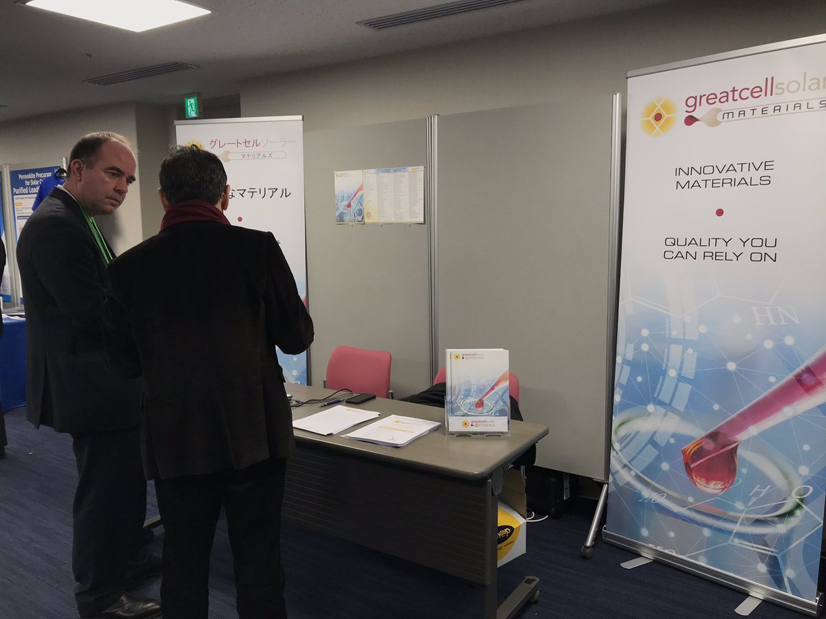 nanoGe_Conf's tweet photo. #IPEROP19 Yanek Hebting: โ@GreatcellSolar Materials thanks the organisers for a great IPEROP19 conference in beautiful city of Kyoto; we will be present in Rome for #HOPV19 and look forward to #IPEROP20!โ https://t.co/3EqUP4jcmD