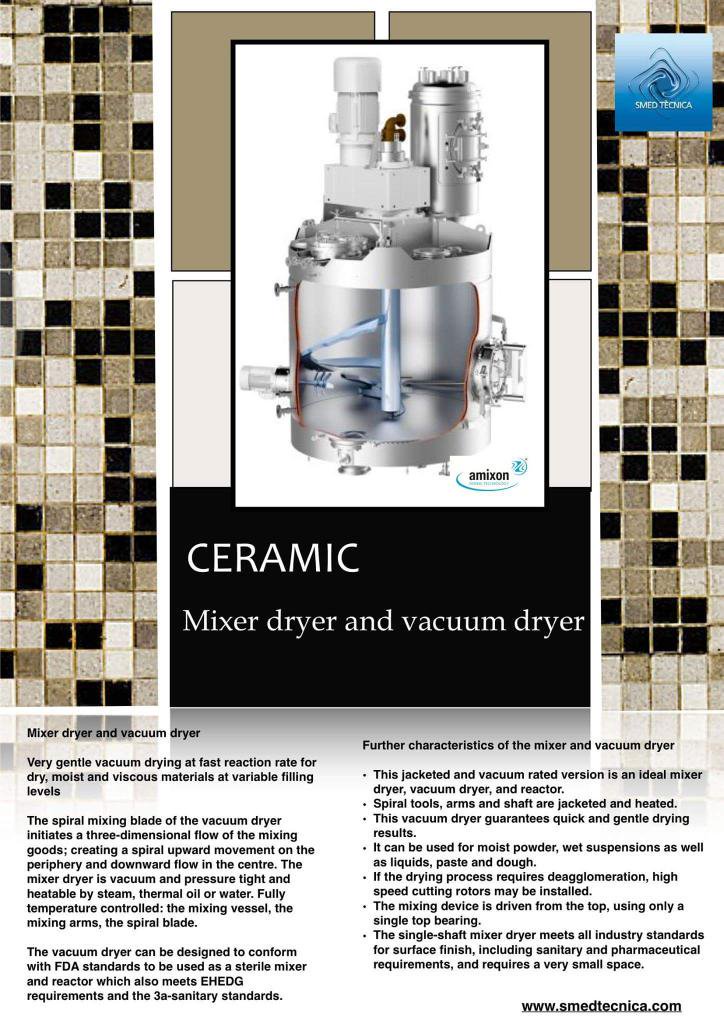 #AmixonMixing  
Mixing dryer and vacuum dryer #ceramica #Cevisama2019
amixon.com