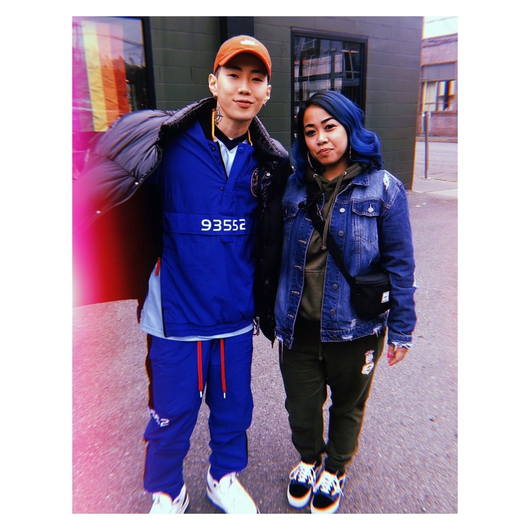 one of the hosts of The Glow Up Podcast, Miss Casey Carter shares a pic of herself with Jay Park instagram.com/p/BtM4rBngp4G/ via misscaseycarter