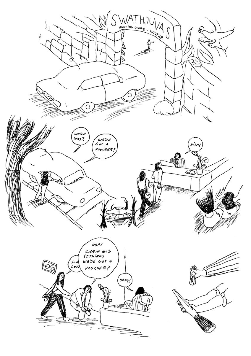 williams_b_a's tweet photo. From Stories Between Space, a science fiction comics anthology printed by Family Store. Page 1/5. https://t.co/2LJTEOPb2s