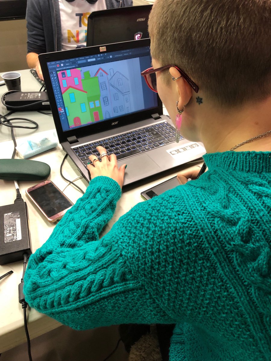 RouesCool's tweet image. Une nouvelle semaine d'@HybLab commence pour les @RouesCool ! Changement de cadre : l'équipe se réunit à l'@agrecoleimage.
J-7 on passe la vitesse supérieure... 🚴‍♀️⏱️
#hyblab #ouestmedialab #stnazaire #vélo #boulot