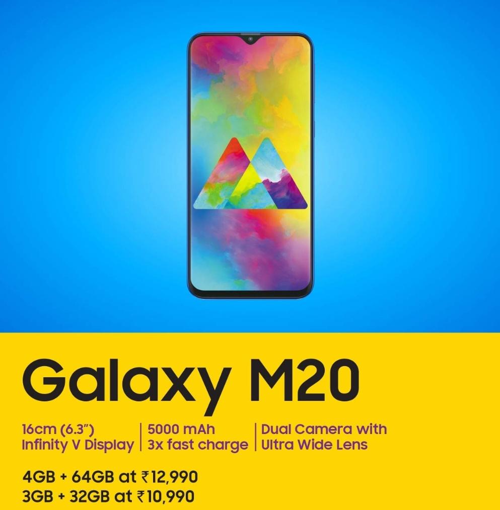 DataFusion7525's tweet photo. Samsung launched its new galaxy M series smartphone in India, for only Indian budget market. #samsung #galaxym #datafusion7525 #samsunggalaxym20 #samsunggalaxym10 #infinityvdisplay #teardropnotch #budgetsmartphone #android #dualcamera #indianmarket https://t.co/z8Of2Y8Cm9