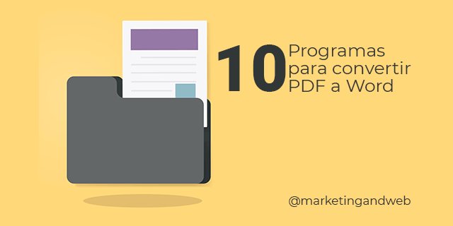 makingnoise_es's tweet image. Convertir PDF a Word GRATIS 🥇10 Programas Online bit.ly/2CO65sS vía @marketingandweb #MarketingDigital