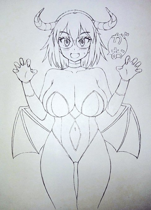 知識だけは人一倍あるくせに実技経験は全くなく、おたおたしてたら対象が優しく教えてくれて結局ラブラブHの流れになってしまったサキュバスを描きました。 