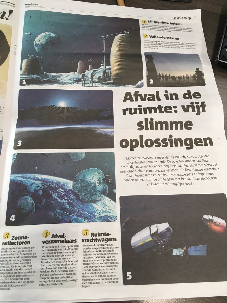 melspace42's tweet image. Nice! @metro commits a whole page on #spacedebris and some solutions. #SpaceComm