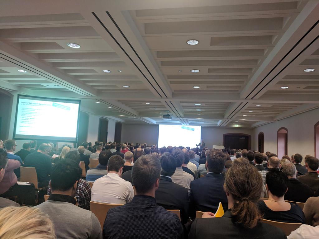 LafayetteMendez's tweet photo. Back in Würzburg, Germany for the #DSAG #SAP #SolMan Thementage. So many people! https://t.co/C1pZXjh1WA