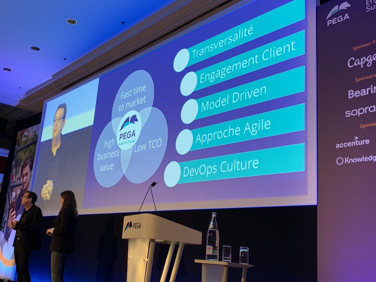 DavidPWells's tweet photo. #PegaRoadshow ...  Merci Helene and Pascal from CNP for sharing your story and success journey ... Real Transformation!! https://t.co/2WJjq0Dn19