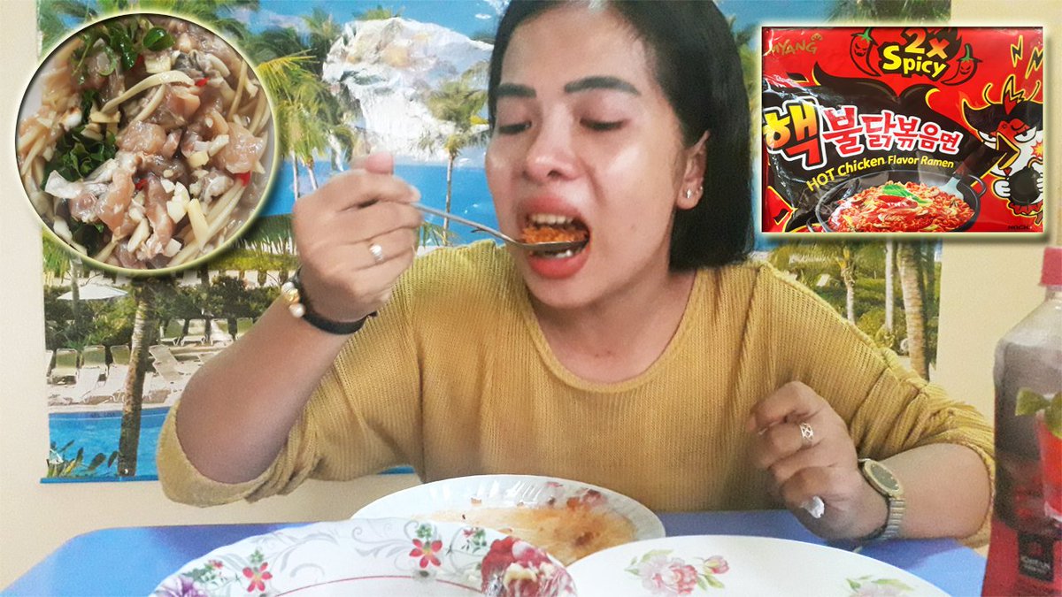 anuchmini's tweet photo. Spicy Noodle (2X) With Silver Barb Fermented Fish - Eating Food Challenge, Yummy....😋😋😋😍🥰
  https://t.co/OoYHj350D9 https://t.co/fTF6O6mGGN