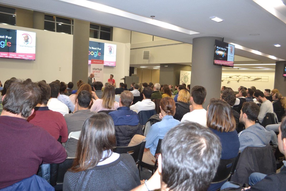Packed <a href="/befinnovative/">be finnovative</a> where #StartupGrind hosted Google GM in #Athens at the 1st full house event of 2019! 🔥 Thank you all for coming 🙏