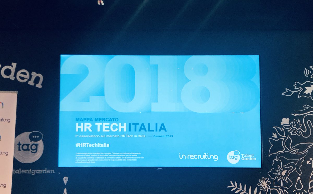 Come sta cambiando la visione di fondo sul mondo HR e i suoi sviluppi in azienda? Oggi a #TAGFondazioneAgnelli con <a href="/In_recruiting/">Inrecruiting</a> presentiamo i risultati del 2° Osservatorio sull’#HR Tech italiano. #HRTechItalia