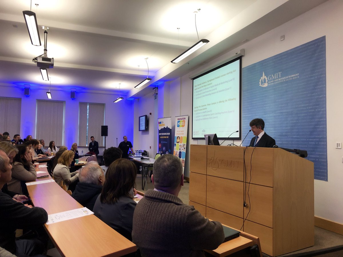 Full house in GMIT for #DigitalWest. Make sure to say hi to use throughout the day 😎