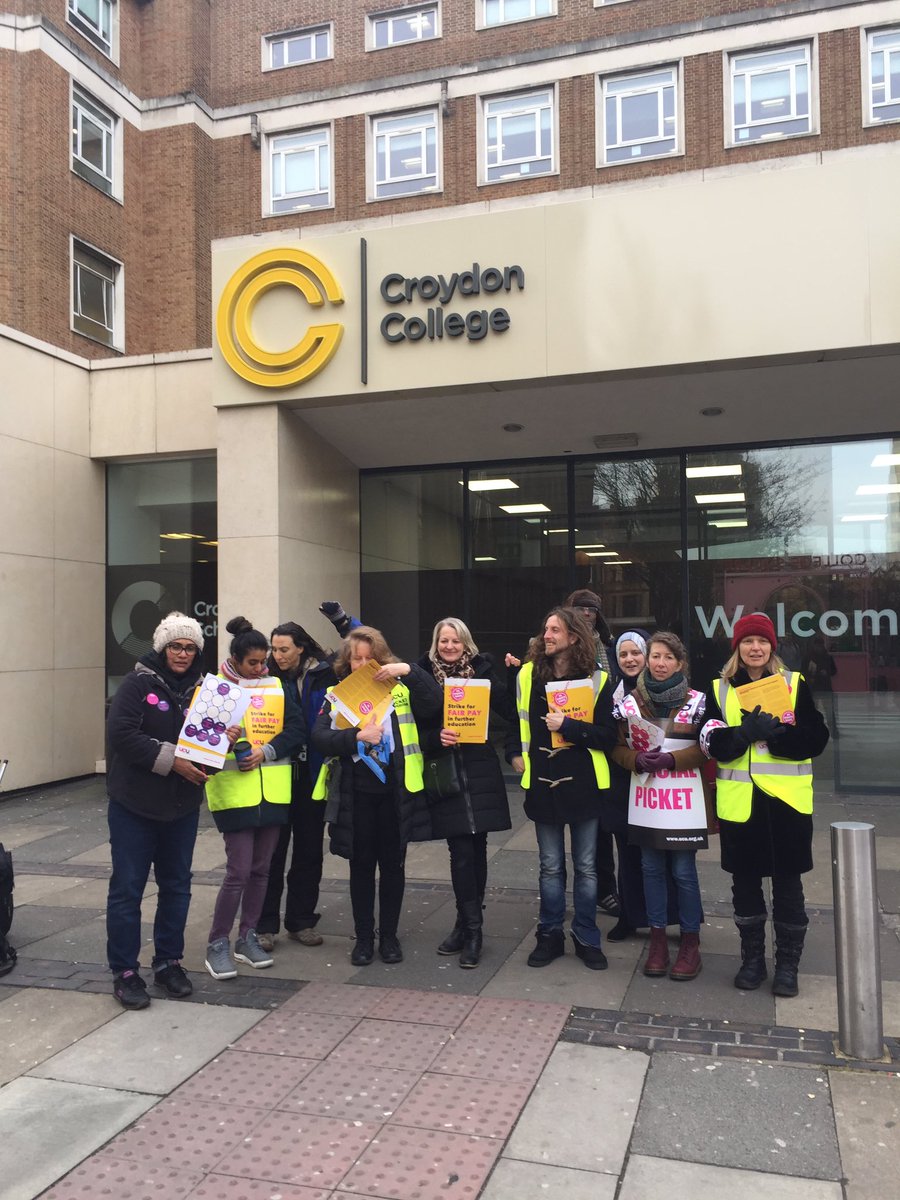 UCU Croydon College tweet media