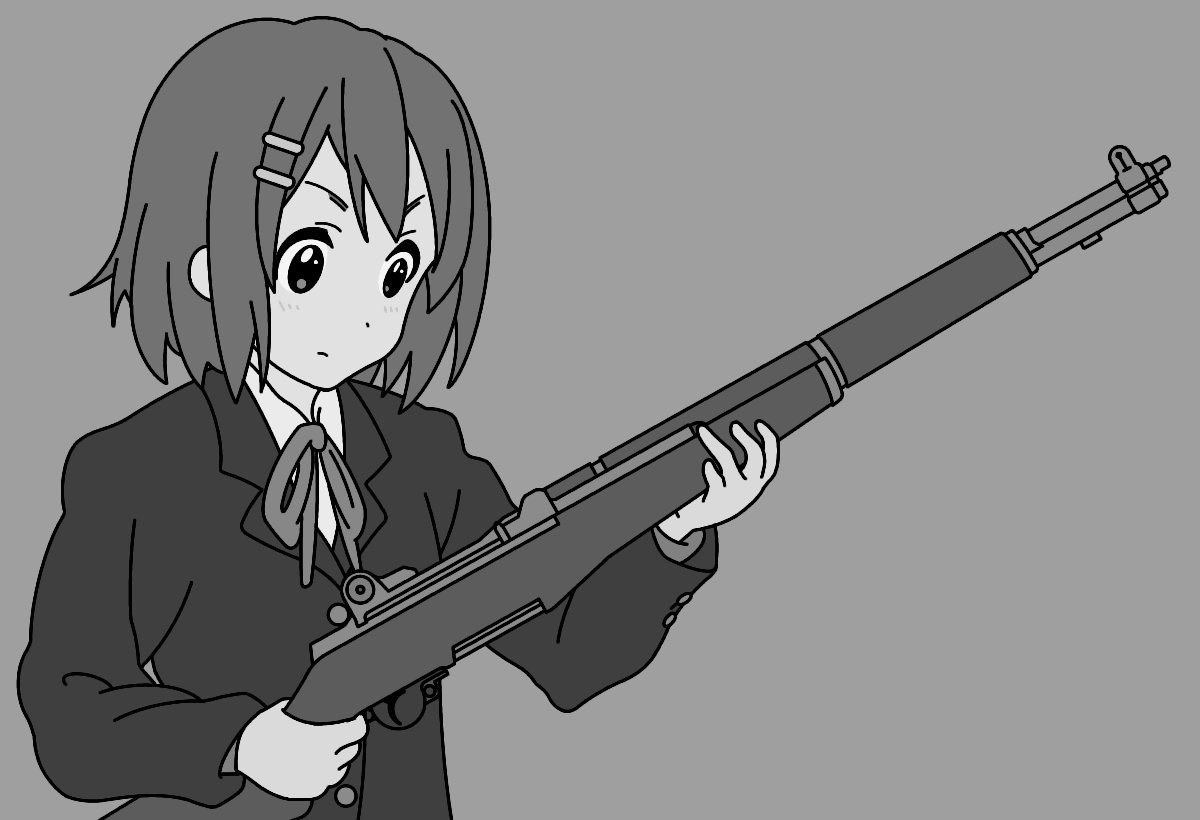 Anime Characters Holding Guns