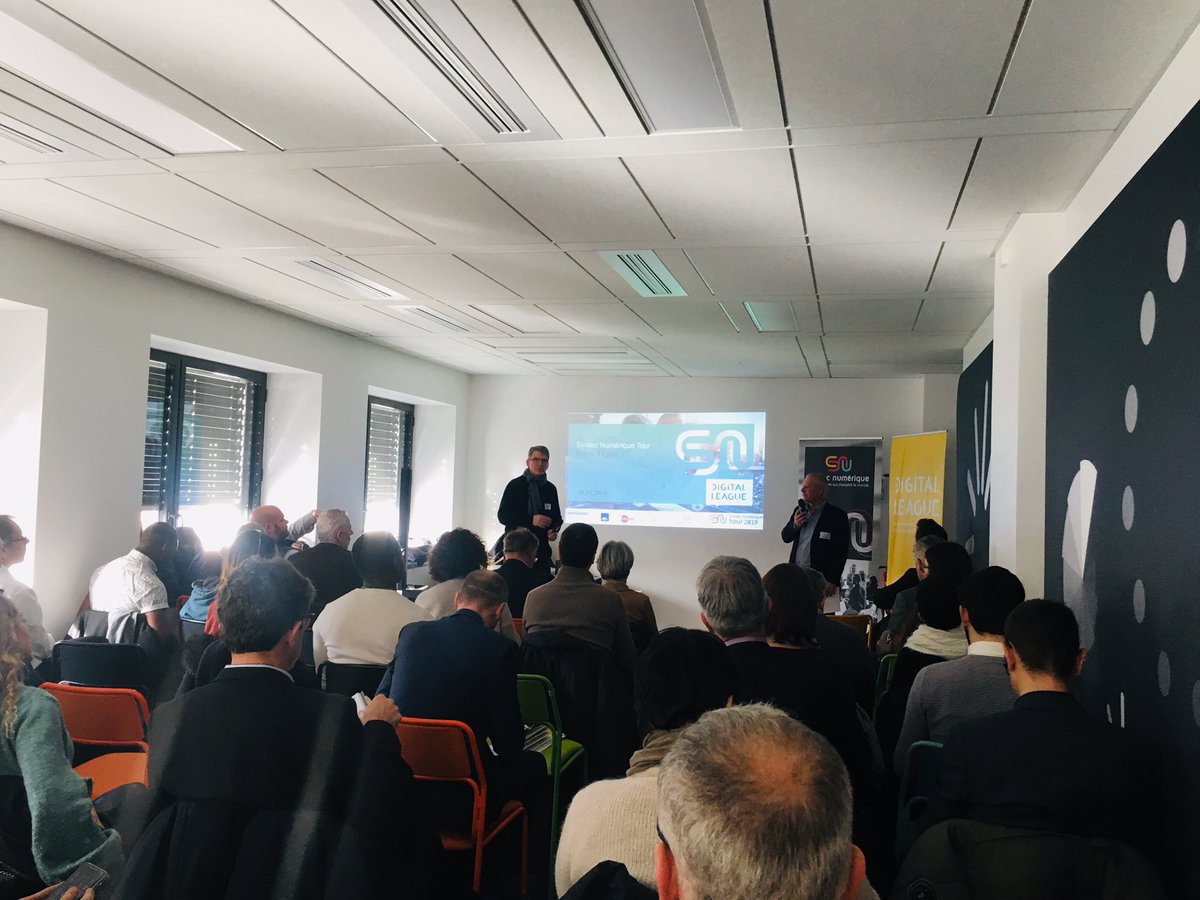 Digitaleague's tweet photo. Ce matin nous accueillons l’étape #Lyon du #syntecnumeriquetour : on va parler #RGPD #réformeformationprofessionelle #cybersecurite https://t.co/kx5v83ybUN