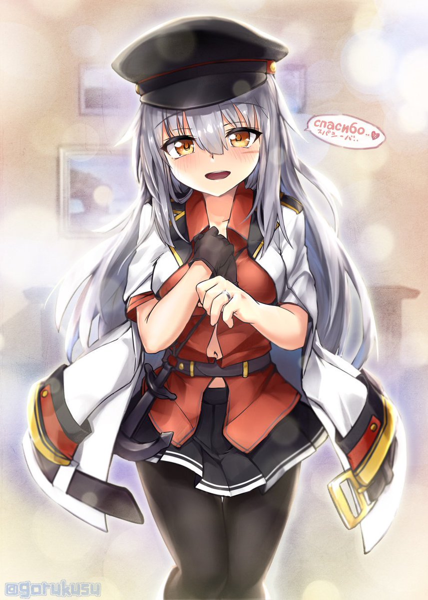 ガングート(艦隊これくしょん) 「ガングートさんとケッコンしました…!木曾さんと共に愛していきたいと思います 」|きをすみ乾酪(ｶﾝﾗｸ)のイラスト