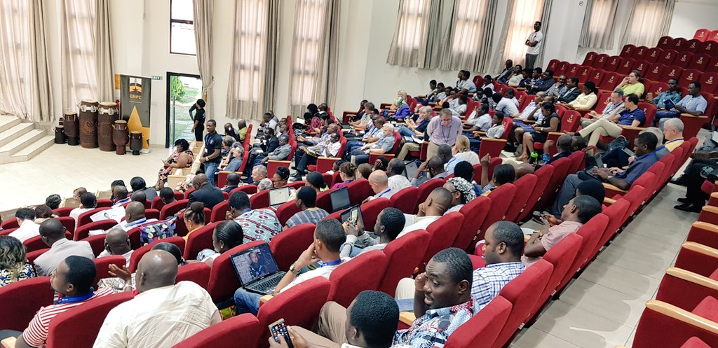 pccr2gh's tweet photo. Opening ceremony of @pccr2gh + @AfSynchrotron conference 2019 at the Bank of Ghana Conference Hall -  @UnivofGhana https://t.co/d3Rvz0FiXG