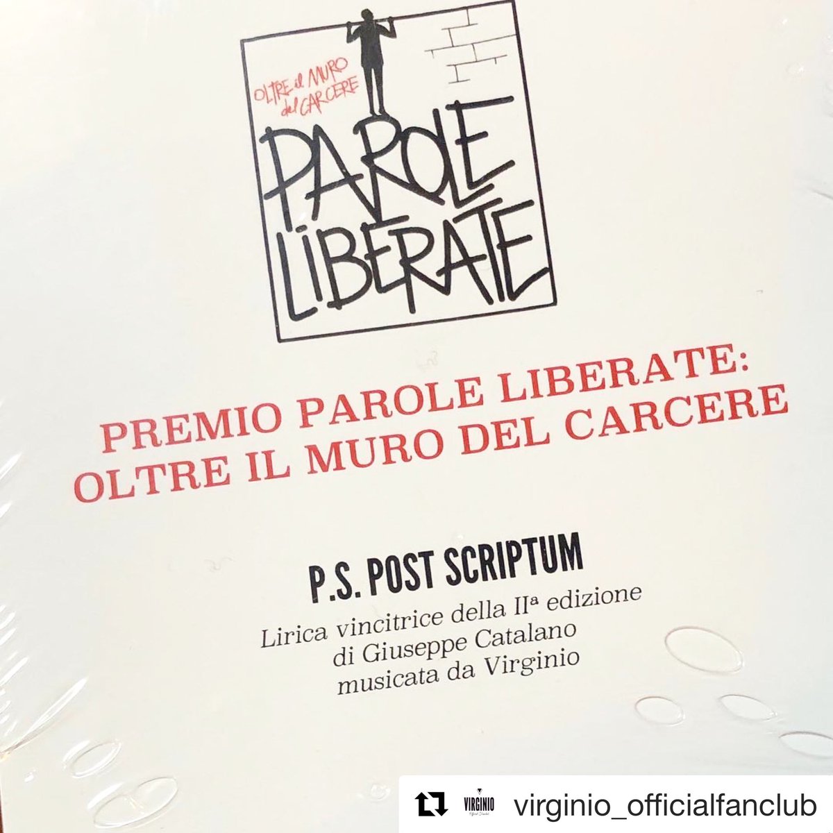 VirginioNero's tweet photo. #Repost @Virginio_ofc
・・・
Pronti per oggi? Appuntamento con @paroleliberate1 e @VirginioNero ore 17:00 a Milano presso Palazzo Marino (Piazza della Scala)
#virginio #pspostscriptum #paroleliberate https://t.co/tAbA7P480L
