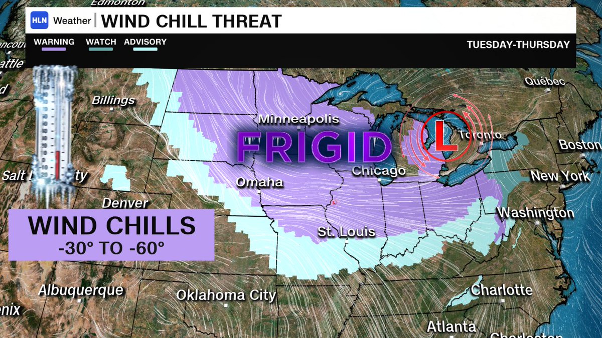This is the story: that -60F is in northern MN tonight and tomorrow. Skin freezes in about 5 minutes at that temp.