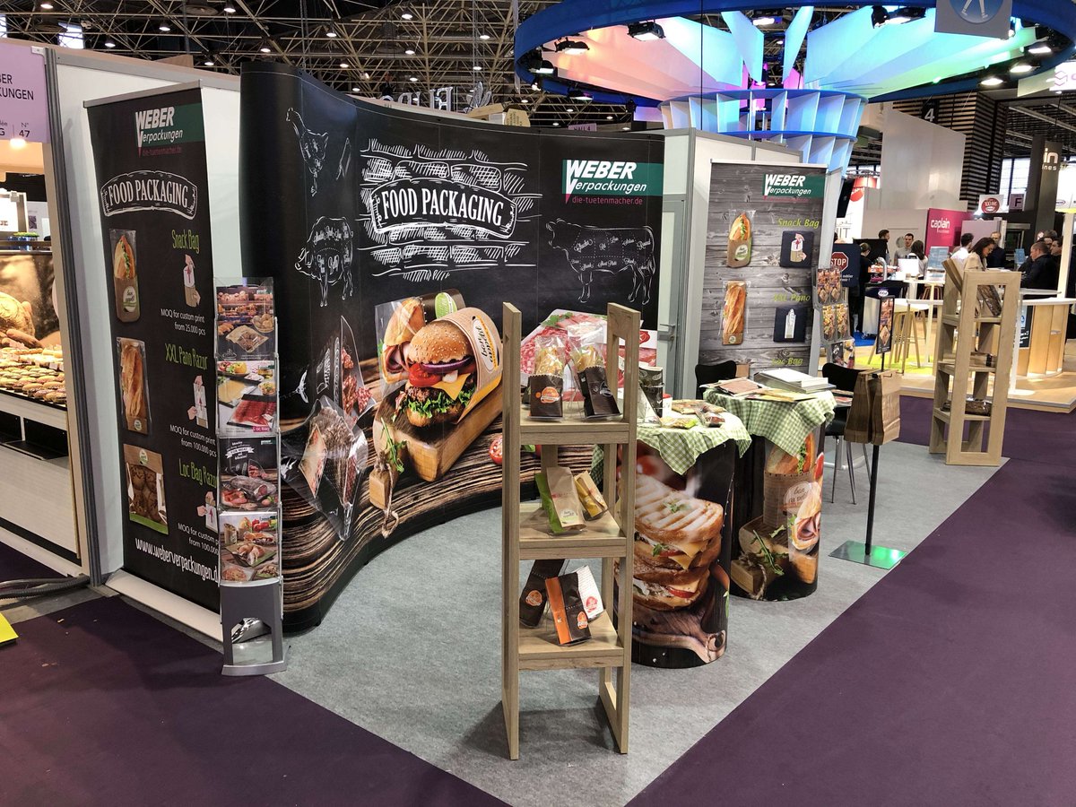 weberwickede's tweet photo. WEBER live from @sirha_lyon 2019.
Visit us at our booth
Hall 4
Booth 4G47
We are looking forward to you visit
#WEBERVerpackungen #WEBERVerpackungenLIVE #WEBERLIVE #SIRHA #Lyon #France #snackbag #packaging #horeca #germany #tradefairs #SIRHA19 #SIRHA2019 #paperpackaging #paper https://t.co/YT1otq11Py