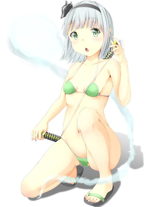 みょん #東方 #東方Project #魂魄妖夢 https://t.co/zUxyuAUaj4 