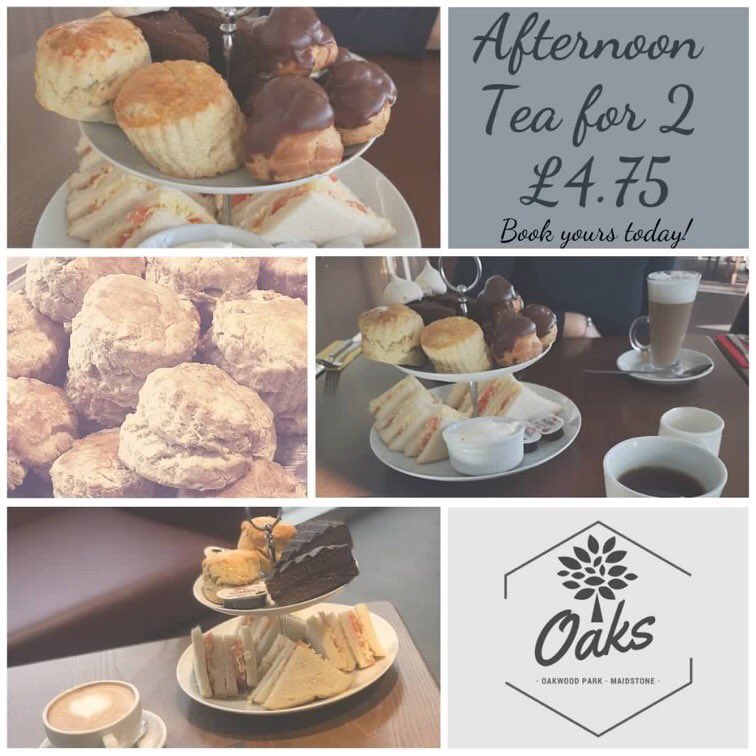 Book your Afternoon Tea at Oaks today! Thank you for all the positive feedback, we love seeing your pictures too! #afternoontea #tea #scones #midkent #oaks #cake
