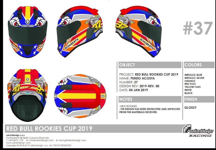 This is my new design for the RedBull Rookies Cup 2019