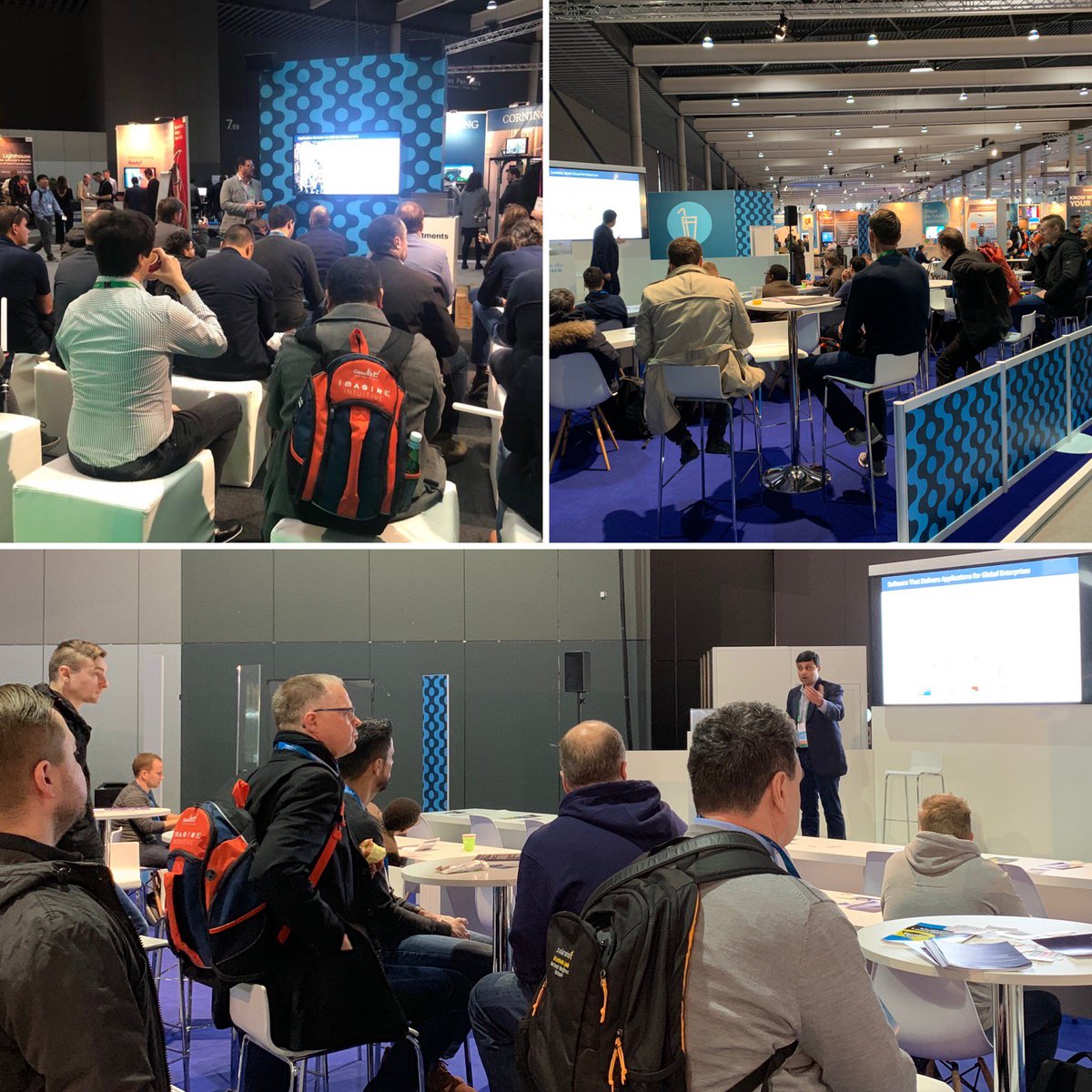 AviNetworks's tweet photo. Great attendance at our presentations. Many more presentations - make sure you dont miss any. #loadbalancing #ciscolive #automation #security #analytics #barcelona https://t.co/L7rpal9UBn