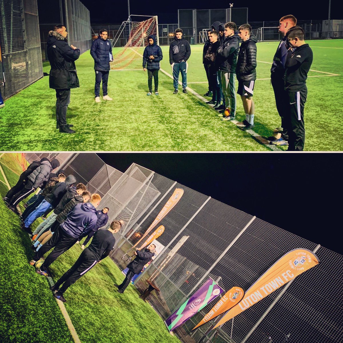 Last Night at our @lutonstreetlea1  monday night football session we had Carl from @ResolutionsLTN  deliver a very informative workshop to the participants #drugawareness  #CrimePrevention  #lutoncouncil  #lutontownfccommunity #europeanunionsocialfund #football