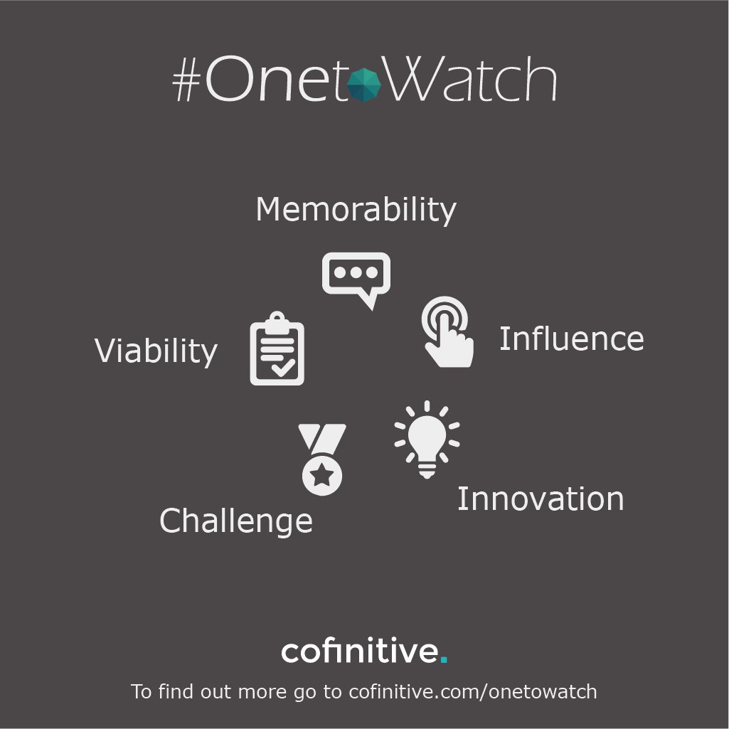 Do you tick these boxes as a #OnetoWatch whether that's as a company, person or 'thing'? You only have until 8th February to submit nominations! ow.ly/4R2y30nh4cs
