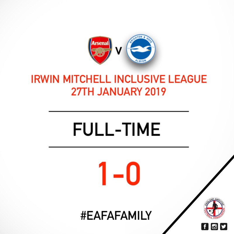 amputeefootball's tweet photo. EAFA @irwinmitchell Inclusive League 🏆

The full time scores from Sunday’s opening #EAFL fixtures in the Southern Division. 👏🏽⚽️

A fantastic start to the season for @AFCCommunity , while both @PUFCAmpFooty &amp; @albioninthecomm picked up their first point. 🔥💪🏽

#EAFAFamily https://t.co/DCdypkWCaG