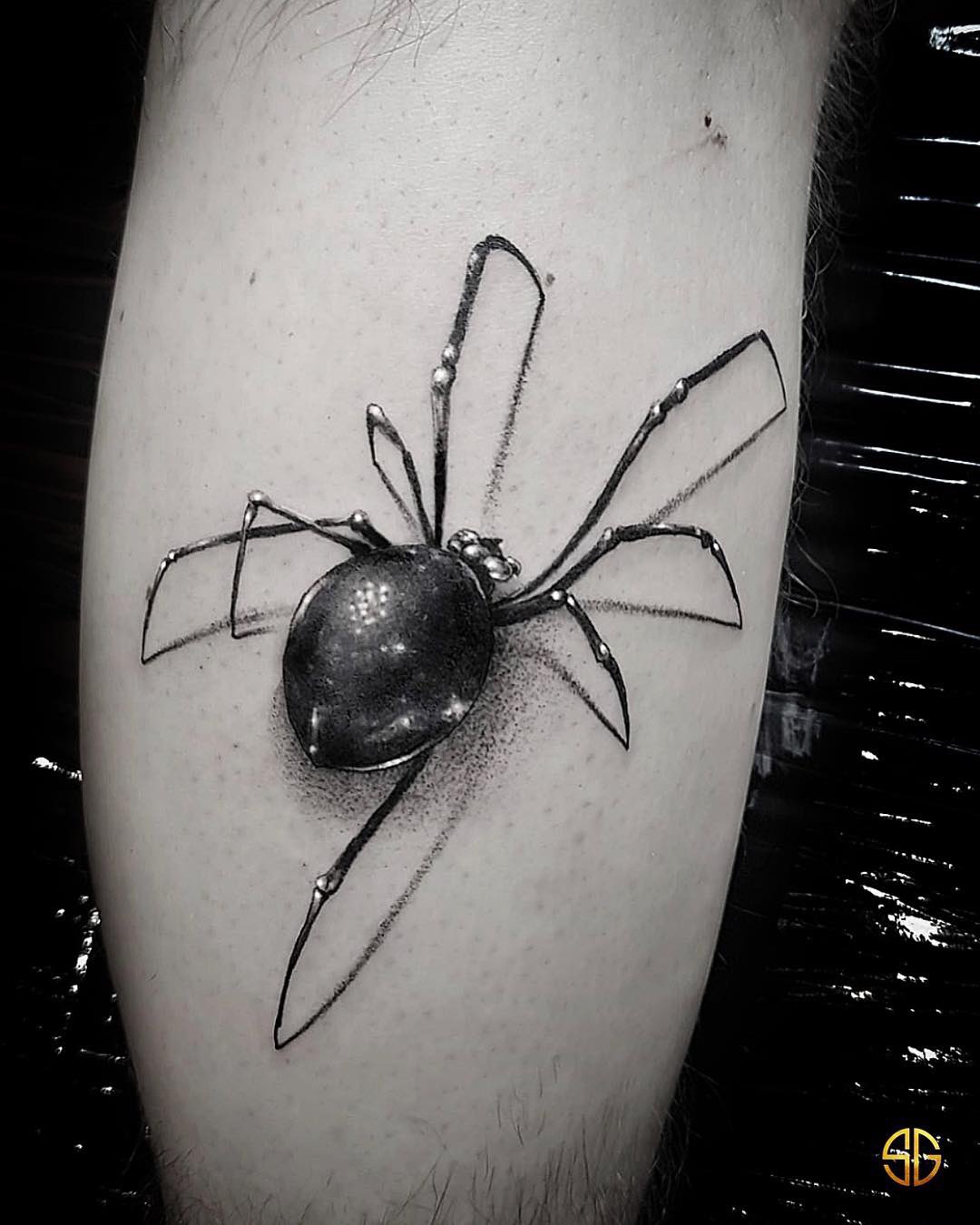 Spider tattoo by Kevin Saxler  Photo 23950