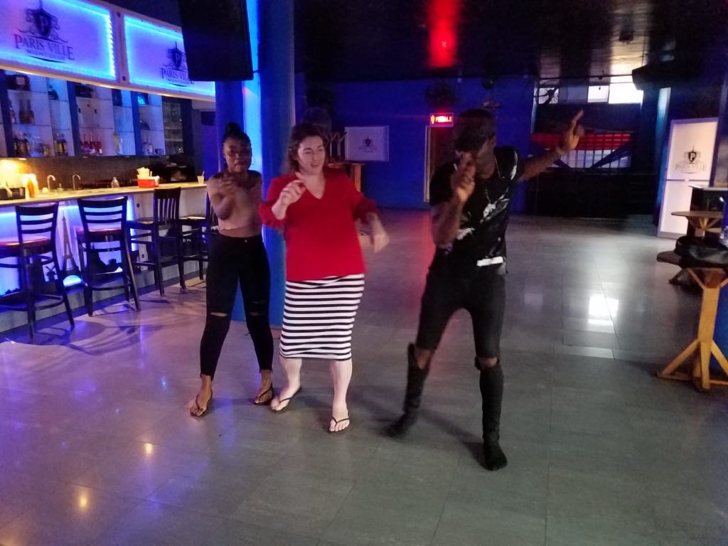 Come for the work, stay for the fun. Reggae dance class was lit.