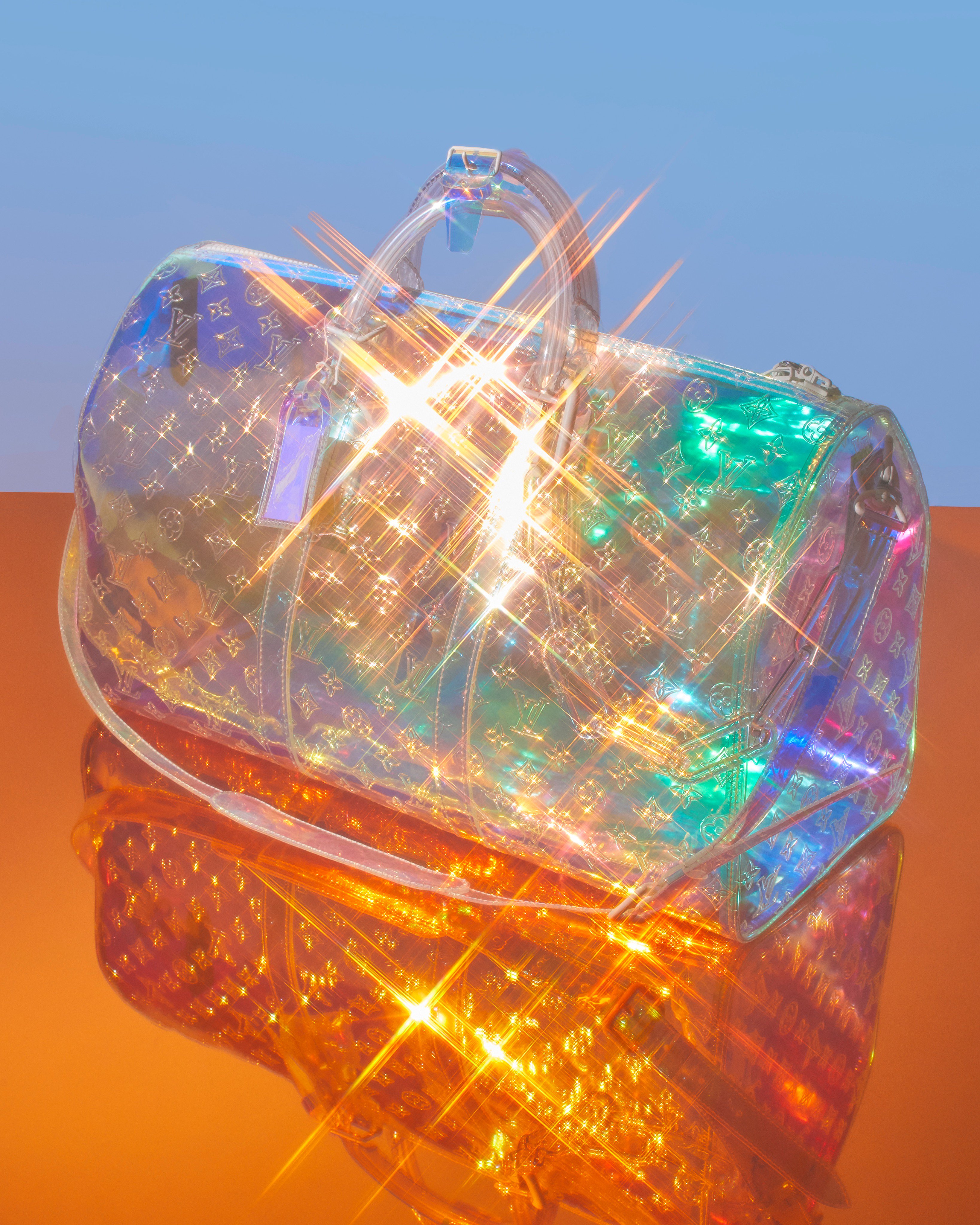StockX on X: It's time to get your greatest glow up. Bid for a chance to  win Louis Vuitton's coveted holographic Prism Keepall from Virgil Abloh's  debut SS19 collection. Details 👉