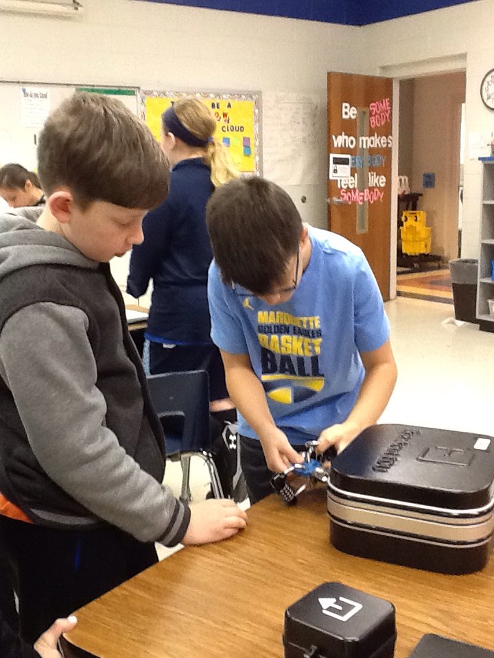 seabeesgifted's tweet photo. Fourth graders had to use Place Value knowledge to breakout of the classroom today. While only one group broke out, the other 2 were right on their heels. @Smith_Seabees @breakoutEDU https://t.co/woiHRvnWw5