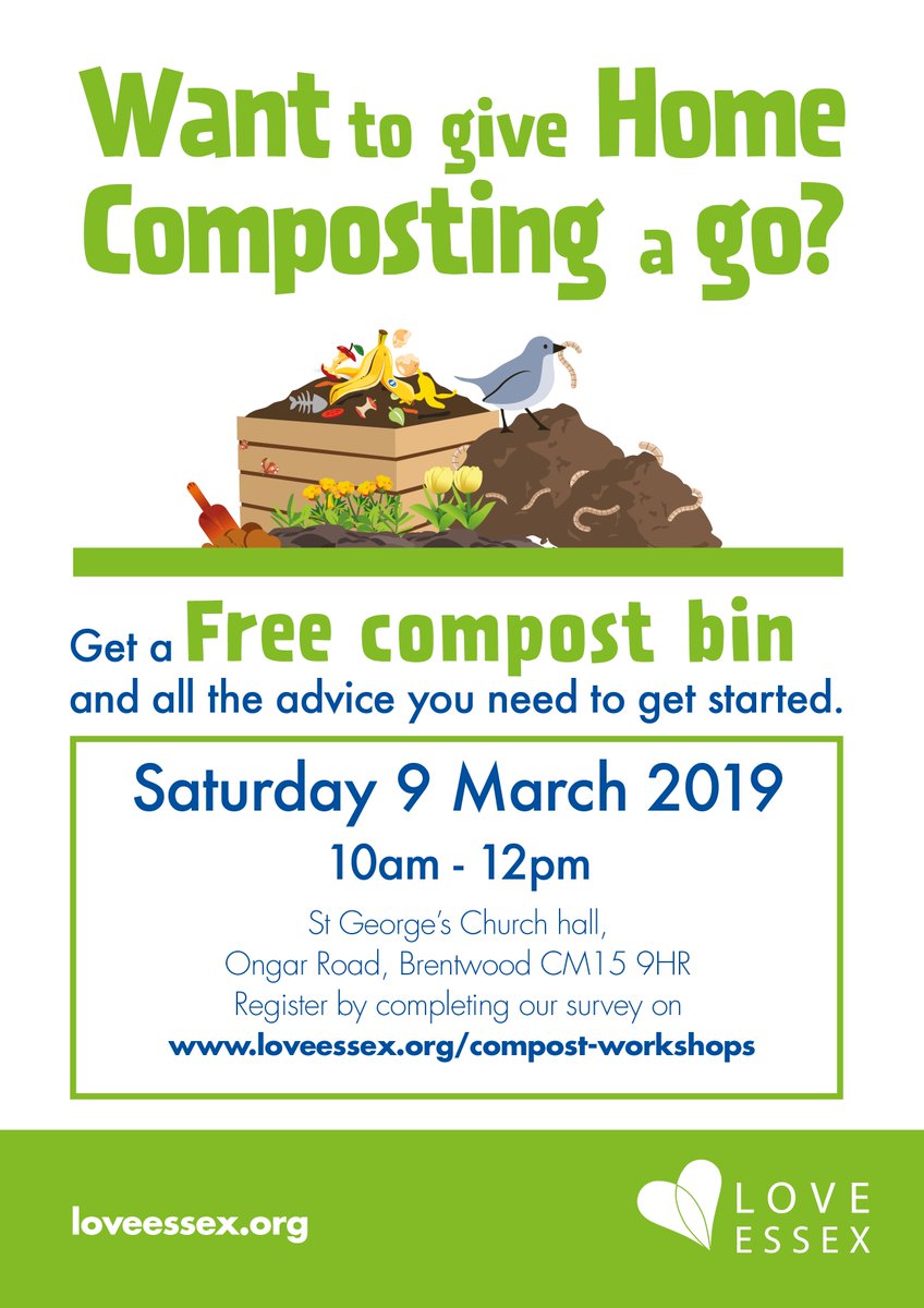 Date for the diary: Saturday 9 March 2019 
10am-12pm 
#LoveEssex
See details below...