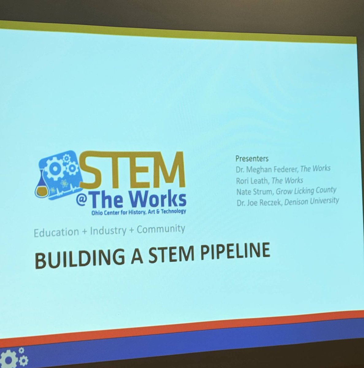 GROWLickingCo's tweet photo. Exciting morning with our #Partners from the @attheworks presenting at the #ACTConference highlighting #STEM education and #EconDev in #LickingCounty !!!  #WorkforceDevelopment #CareerPathways https://t.co/f3ng8KTfcS