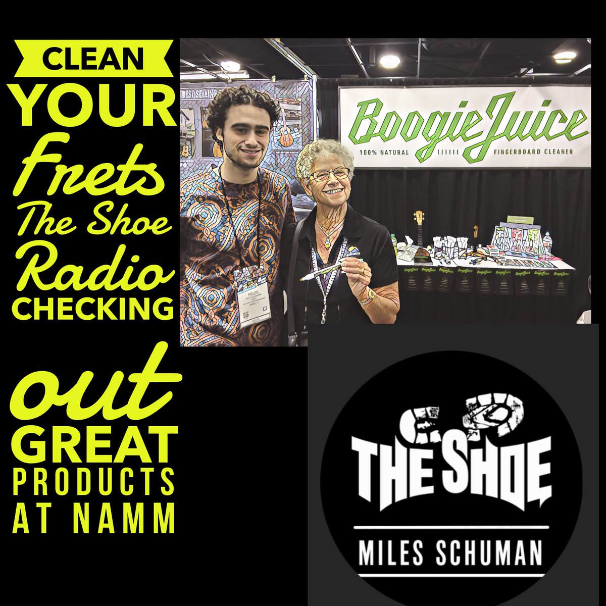MilesTheShoe's tweet photo. @NAMMShow 
Walking the halls 
And seeing the great 
Products I never knew about
https://t.co/1LVkDwkyZz https://t.co/IlFL6bQI5s